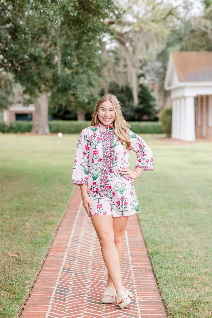 NEW HEART OF GRACE rosehill short set in rose d' iris